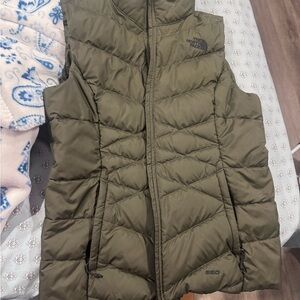 The North Face Dark Green Quilted Vest